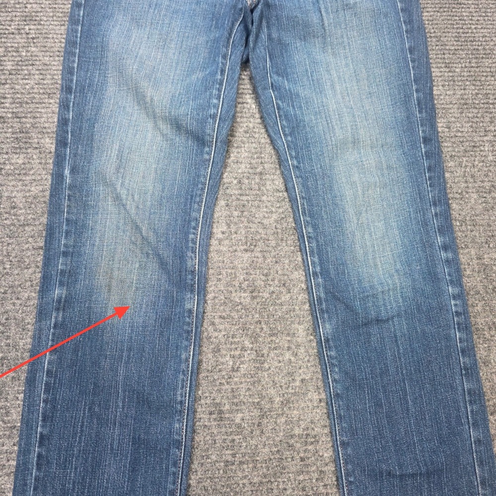 American Eagle Stretch Straight Leg Jeans Womens Size 6 Regular Medium Wash Blue - Picture 8 of 10